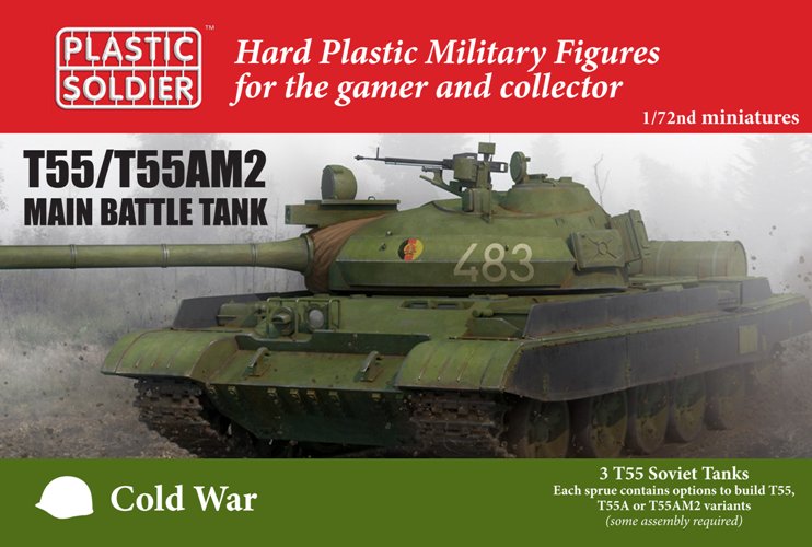 Plastic Soldier - MODV20001 - T55 SOVIET TANK - 1:72