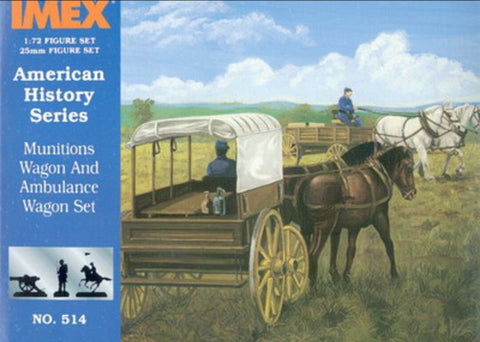 Imex - 514 - Munitions Wagon and Ambulance wagon - 1:72