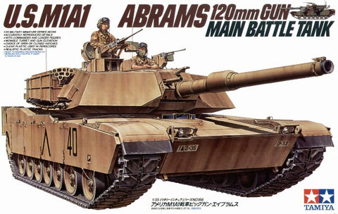 Tamiya 35156 - M1A1 Abrams 120mm gun Main Battle Tank - 1:35