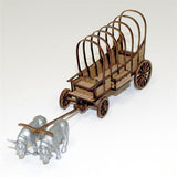 4GROUND - 28-CAW-307 - C19th South african Boer's jawbone wagon - 28mm
