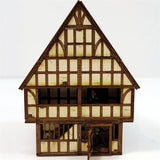 4GROUND - Timber framed market/Hall & Jail - 28mm - 28S-ECW-101 - @