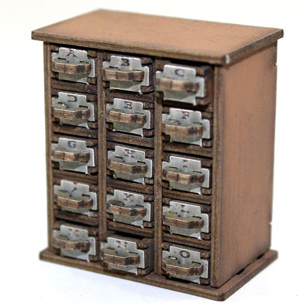 4GROUND - Filing cabinet A-O in light wood - 28mm - 28S-FAB-049L