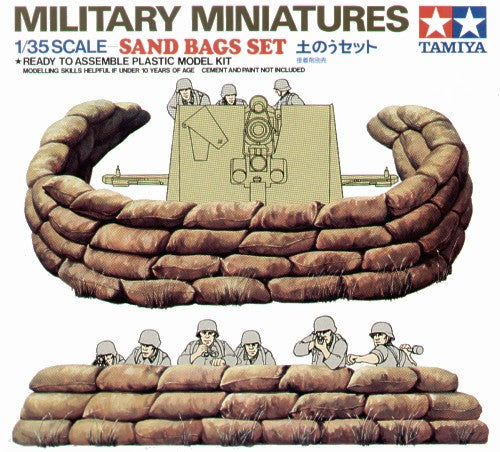 Tamiya TA35025 - 48 x Sand Bags - 1:35