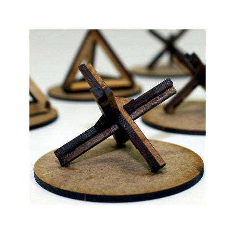 4GROUND - Tank Traps - 28mm - 28-WAW-301