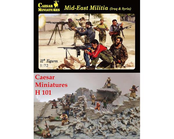 Mid-East militia (Iraq&Syria) - Caesar miniatures - H101 -  1:72 - @