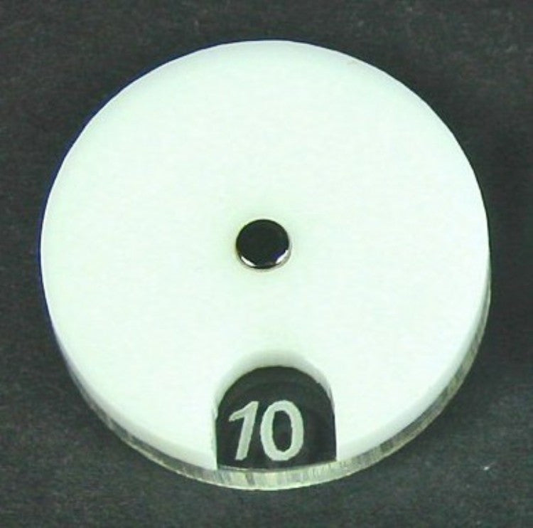 Litko - Count losses Circular 0-10 (white)