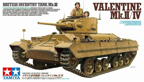Tamiya 35352 - Valentine Mk.II/IV British Infantry Tank Mk.III - 1:35
