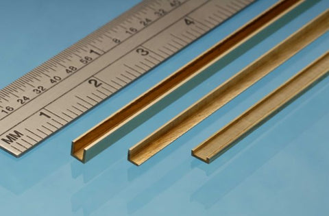 Albion Alloys - AAA2 - BRASS ANGLE 2mm X 2mm packed 1s