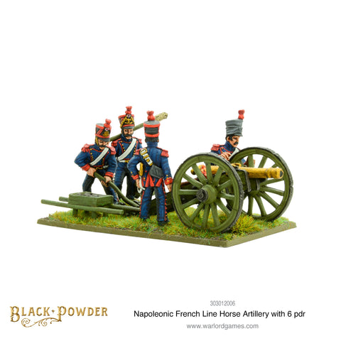 Black Powder - 303012006 - Napoleonic French Line Horse Artillery with 6 pdr