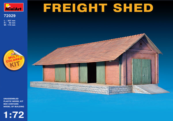 Mini Art - 72029 - Freight shed - 1:72 - @