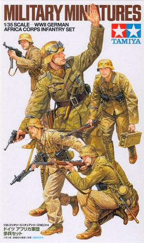 German (WWII) Africa Korps Infantry - 1:35 - Tamiya - 35314