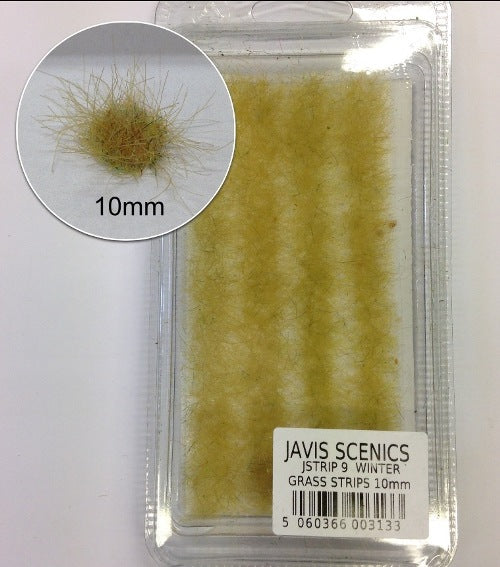 JAVIS - JSTRIP9 - Static Grass Strips - Winter Grass 10mm