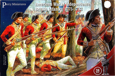 American war of independence british infantry 1775-1783 - 28mm - Perry ACW200 @