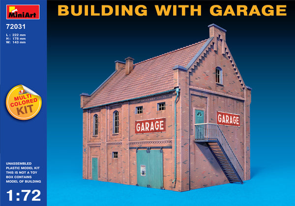 Building with garage - 1:72 - Mini Art - 72031 - @