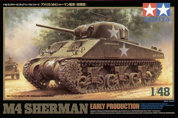 Tamiya TA32505 - Re-released M4 Sherman early production - 1:48