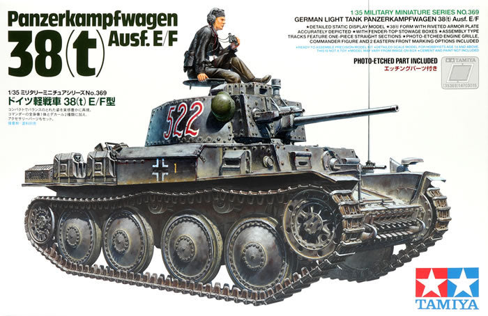 Pz.Kpfw.38(t) Ausf.E/F - 1:35 - Tamiya - 35369