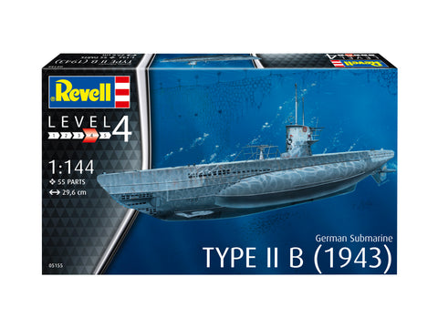 Revell 5155 - Type IIB (1943) German Submarine - 1:144