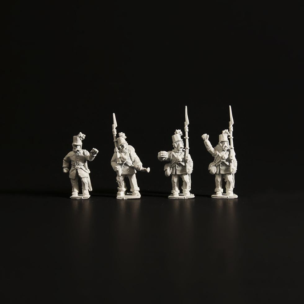 Cibo's AJC01 - Austrian Jaeger Command Marching (Risorgimental Wars) - 28mm