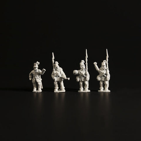 Cibo's AJC01 - Austrian Jaeger Command Marching (Risorgimental Wars) - 28mm