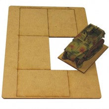 4GROUND - 5 Bases 75mm x 50mm - FB-7550