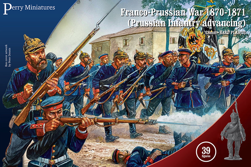 Perry - PRU1 - PRUSSIAN INFANTRY ADVANCING - 28mm