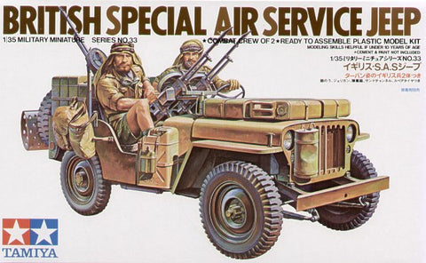 Tamiya - 35033 - Willys Jeep with 2 SAS Crew figures - 1:35