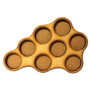 Movement Trays in MDF (Dux Brit) 8 SLOT (25mm diam.)