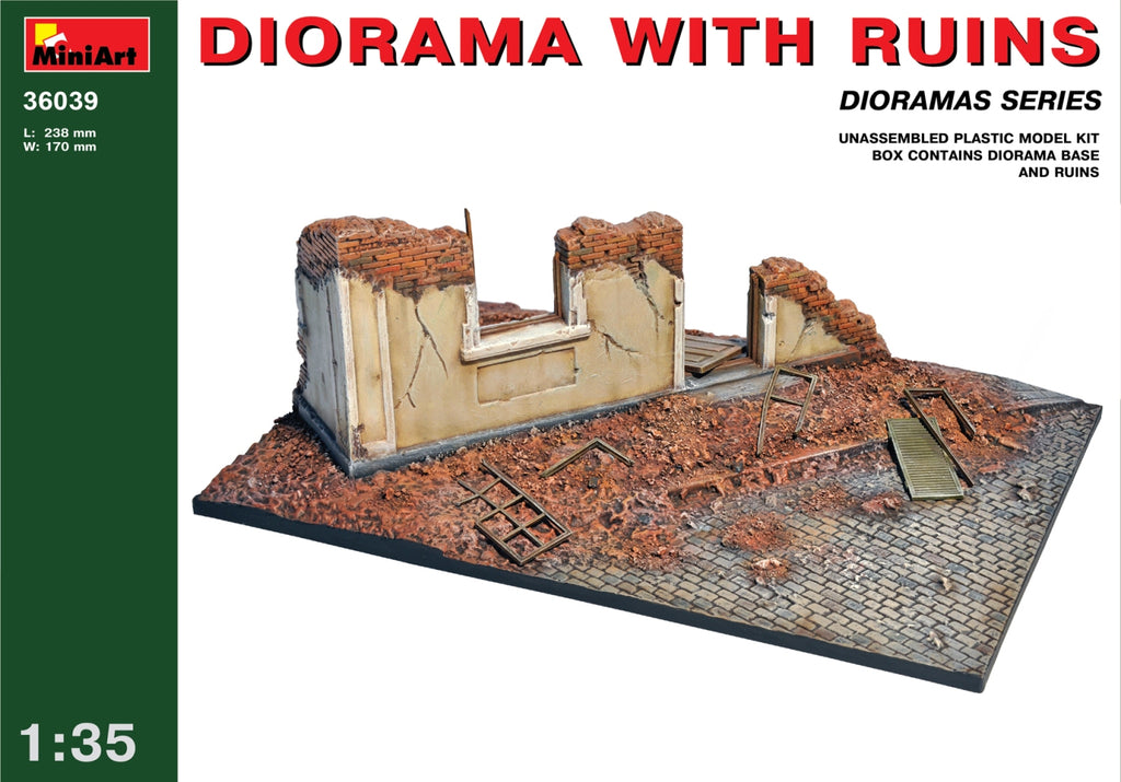 Diorama with ruins - 1:35 - Mini Art - 36039