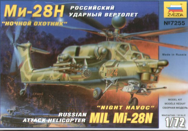 Zvezda ZVE7255 - Mil Mi-28N - 1:72