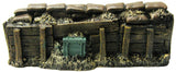 Scenery - Wargame - 28mm - ES56 - Sandbagged emplacement section Type 2 - USED