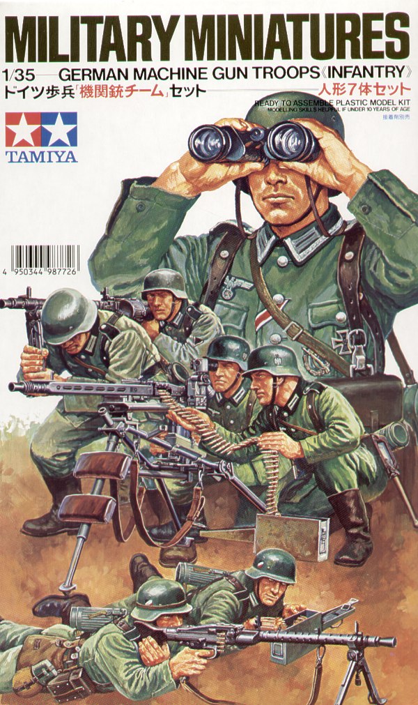Tamiya TA35038 - German Machine Gun Troops (WWII) - 1:35