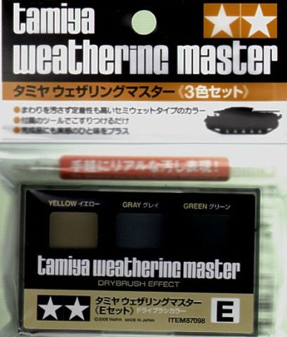 Tamiya 87098 - Yellow Gray and Green Weathering Master