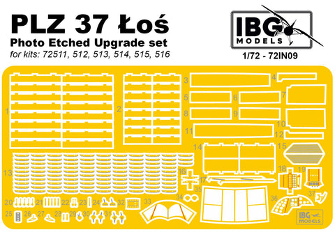 IBG - 72IN09 - PE Upgrade set for PZL P.37 - 1:72