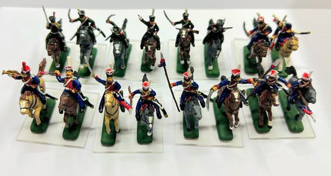 Russian mounted jagers x 16 - 1:72 (HIGH PAINTED) - Strelets - 018 - @