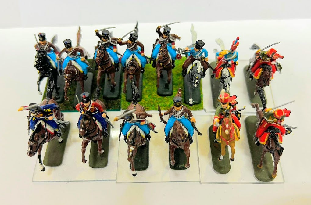 French 1st Regiment Hussars x14 - 1:72 (HIGH PAINTED) - Italeri - 6008 - CP@