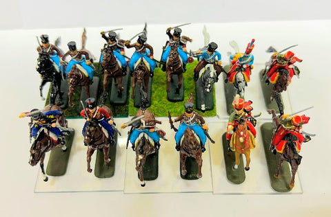 French 1st Regiment Hussars x14 - 1:72 (HIGH PAINTED) - Italeri - 6008 - @