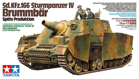 Tamiya - 35353 - Sd.Kfz.166 Sturmpanzer IV Brummbar - 1:35