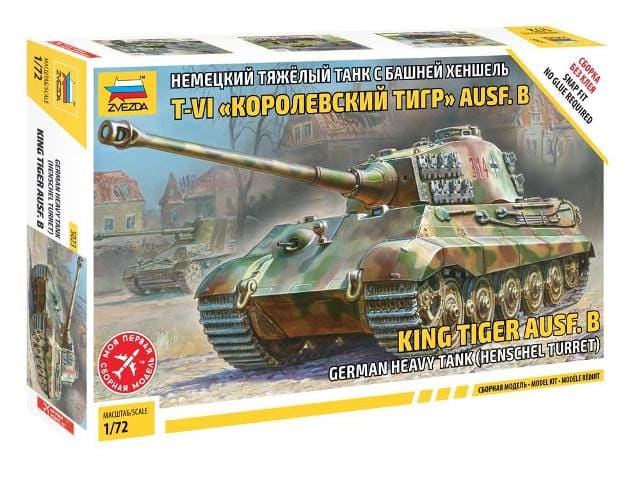 Pz.Kpfw.VI King Tiger with Henschel turret Sd.Kfz.182 - 1:72 - Zvezda - 5023