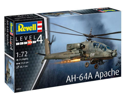 Revell - RV3824 - Hughes AH-64A Apache - 1:144