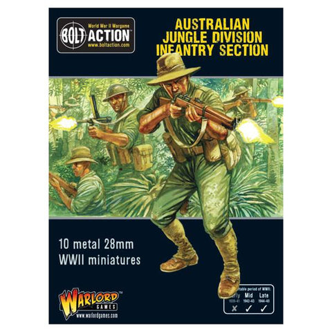 Australian jungle division infantry section - 28mm - Bolt Action - 402215001