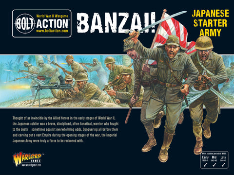 Banzai! Japanese Starter Army - 28mm - Bolt Action - 402616001