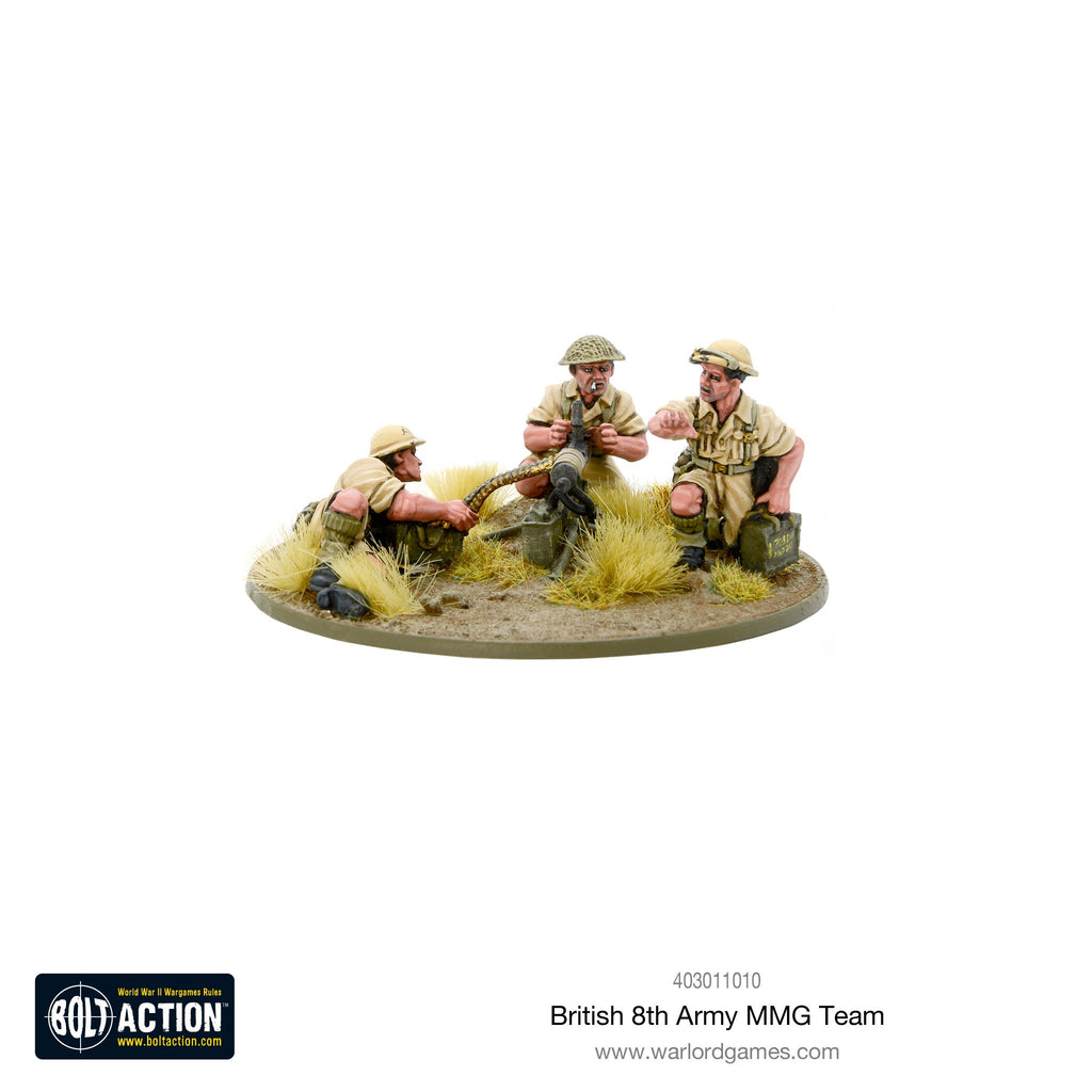 British 8th army MMG team - 28mm - Bolt Action - 403011010