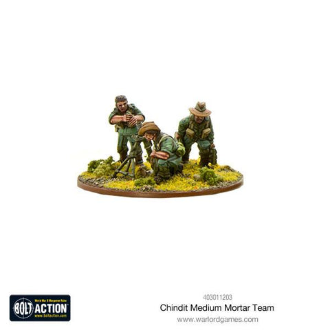 Chindit medium mortar team - 28mm - Bolt Action - 403011203