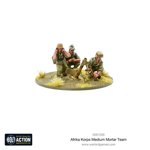 Afrika Korps medium mortar team - 28mm - Bolt Action - 403012026