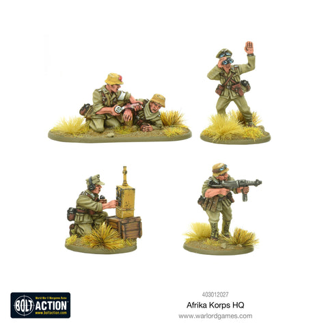 Afrika korps HQ - 28mm - Bolt Action - 403012027