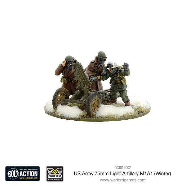 US Army 75mm light artillery M1A1 winter - 28mm - Bolt Action - 403013002