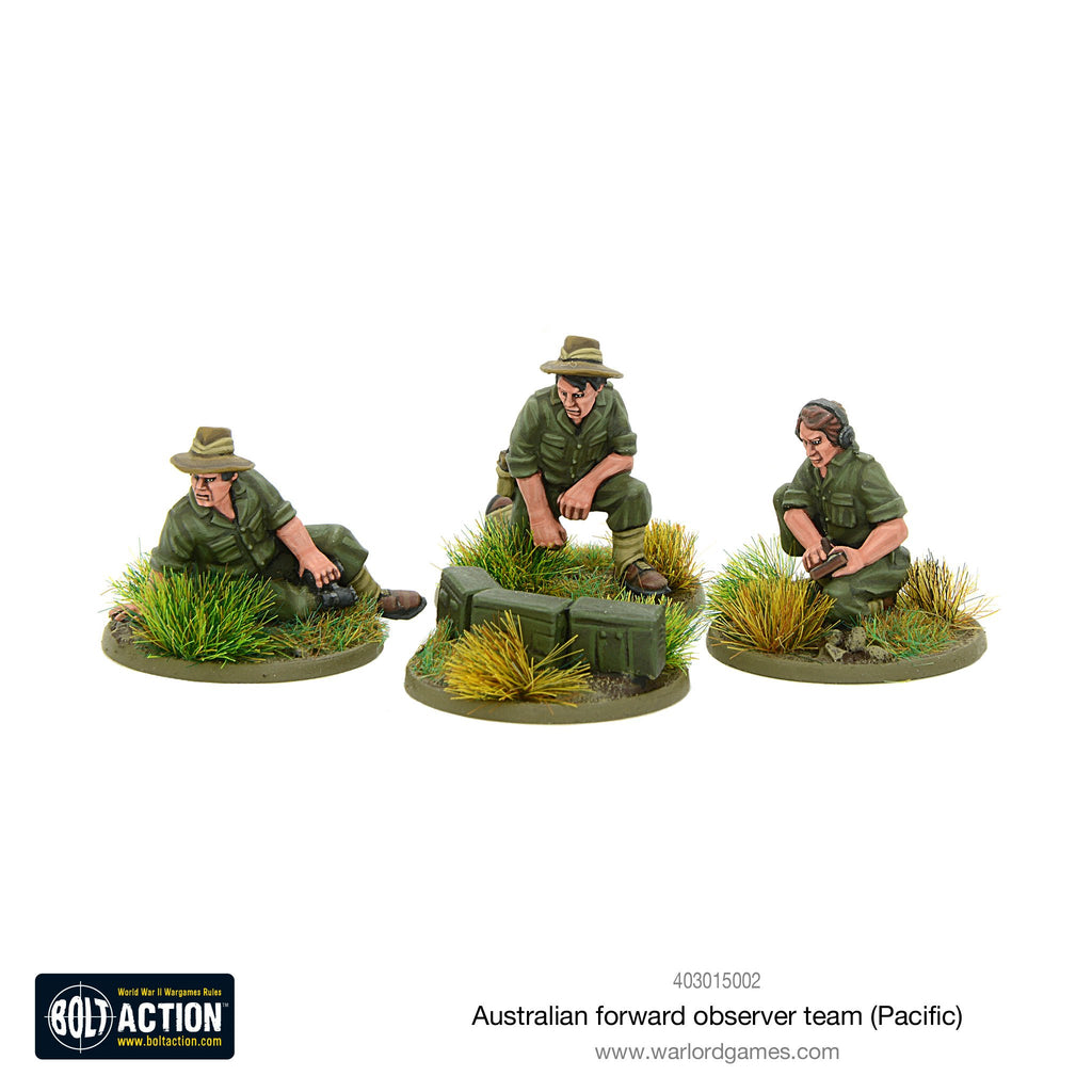 Australian Forward Observer team (Pacific) - 28mm - Bolt Action - 403015002