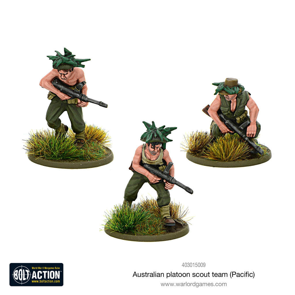 Australian platoon scout team (Pacific) - 28mm - Bolt Action - 403015009
