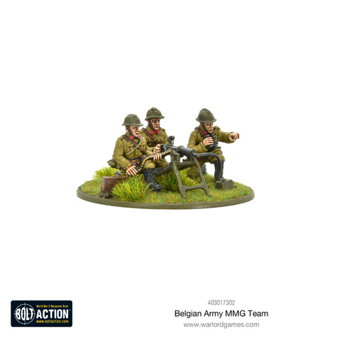 Belgian army MMG Team - 28mm - Bolt Action - 403017302