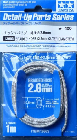 Tamiya - 12663 - Braided hoses for 1/12 bikes - 1:12